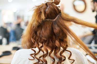 hairdressers hair curling West Auckland