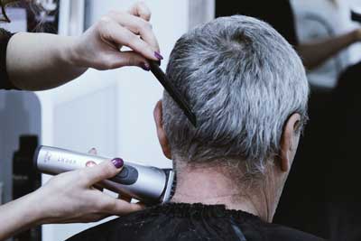 hairdressers men's haircut West Auckland