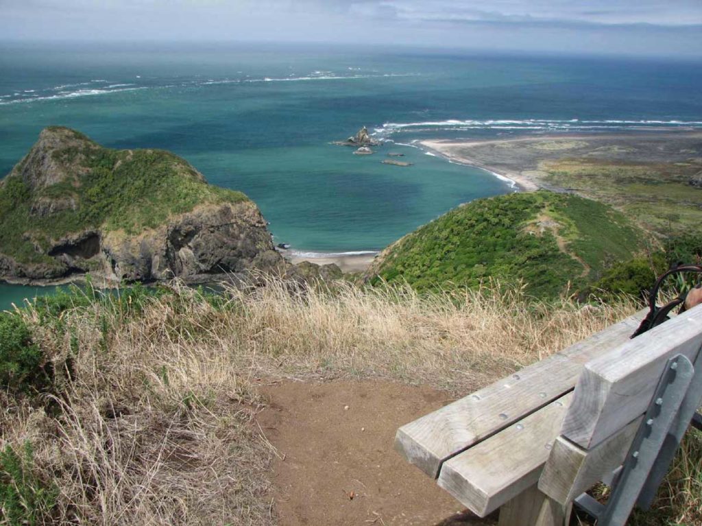 View of Whatipu Beach West Auckland
