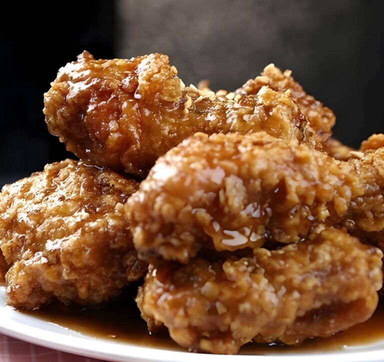 Korean fried chicken  768x724