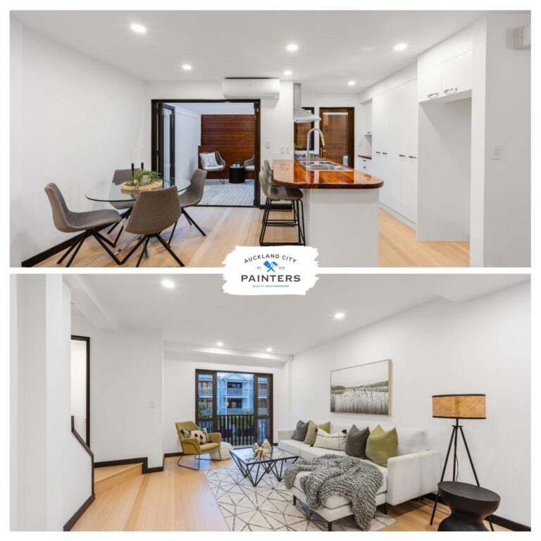 A town house interior in Grey Lynn painted by Auckland City Painters 768x768